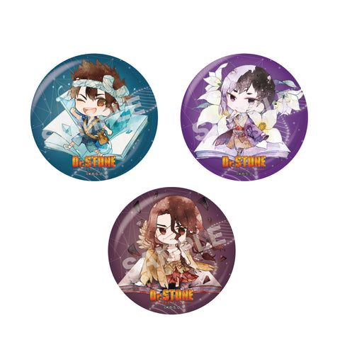 『Dr.STONE』キャラでるアート メタリック缶バッジ 01 第1弾 BOX