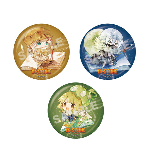 『Dr.STONE』キャラでるアート メタリック缶バッジ 01 第1弾 BOX
