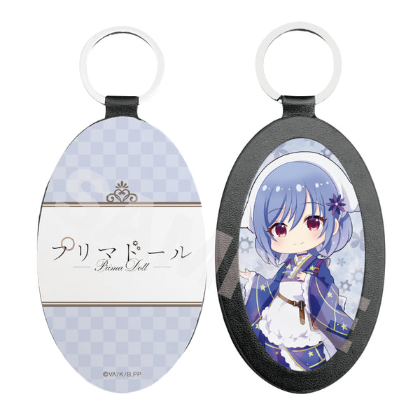 『プリマドール』レザーキーホルダー 09 箒星 (ミニキャラver.)