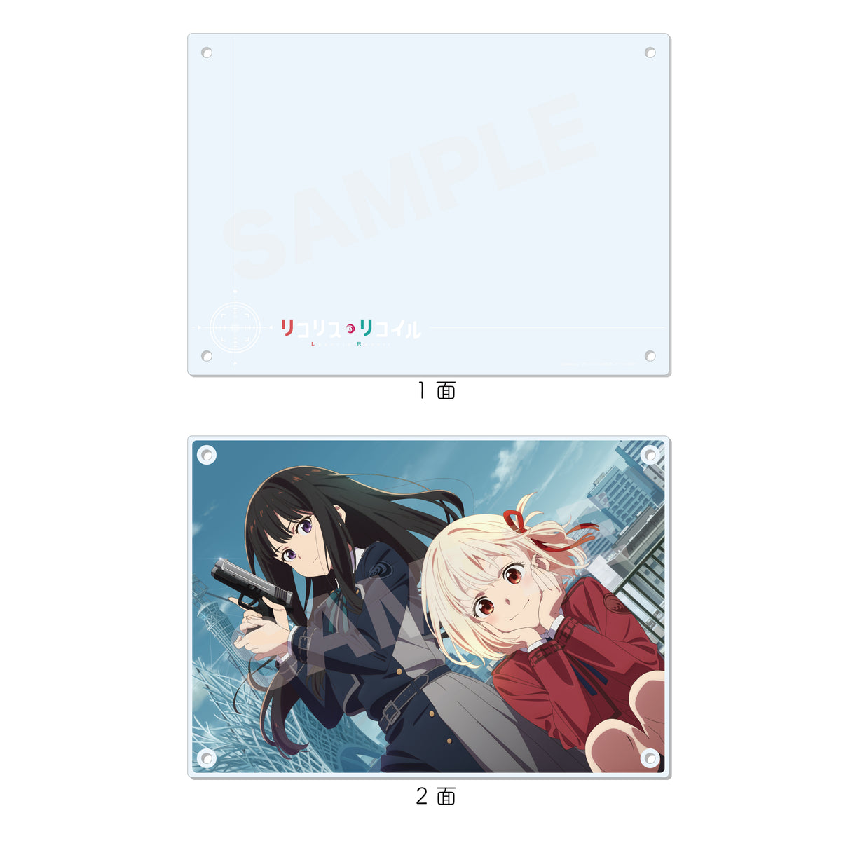 スーパーセール リコリス・リコイル』アクリルボード 01 千束・たきな – Anime プレゼン・会議・セミナー用品