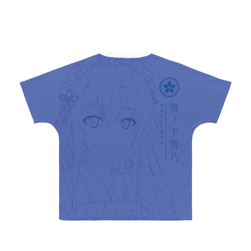 『やはり俺の青春ラブコメはまちがっている。完』描き下ろしイラスト 雪ノ下雪乃 和⾵メイド服ver. フルグラフィックTシャツ