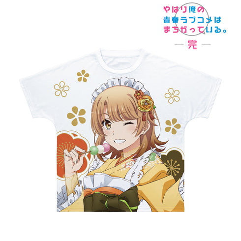 『やはり俺の青春ラブコメはまちがっている。完』描き下ろしイラスト ⼀⾊いろは 和⾵メイド服ver. フルグラフィックTシャツ
