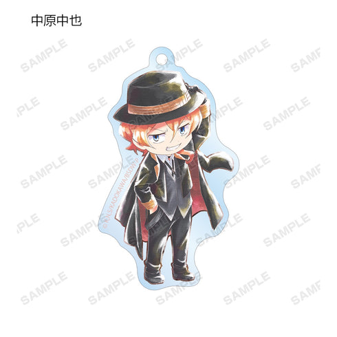 "Bungo Stray Dogs Wan!" Trading Ani-Art Aqua Label Acrylic Keychain Box