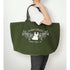 "Natsume's Book of Friends" Nyanko-sensei BIG Zip Tote Bag - Grape