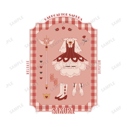 『カードキャプターさくら クリアカード編』バトルコスチューム Tシャツ (メンズ/レディース)