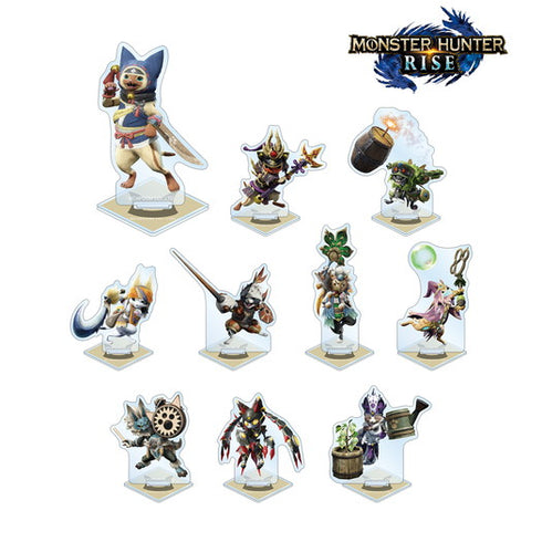 『モンスターハンターライズ』トレーディングアクリルスタンド(オトモアイルーver.)BOX