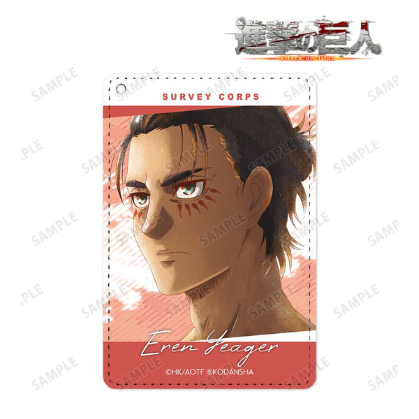 『進撃の巨人』エレン Ani-Art aqua label 1ポケットパスケース