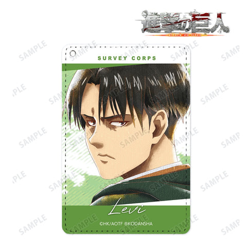 『進撃の巨人』リヴァイ Ani-Art aqua label 1ポケットパスケース