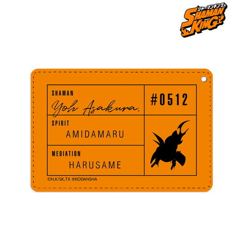 『SHAMAN KING シャーマンキング』麻倉 葉&阿弥陀丸 オーバーソウル 1ポケットパスケース
