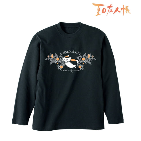 『夏目友人帳』ニャンコ先生 ロングTシャツ オレンジ