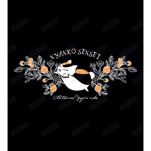 『夏目友人帳』ニャンコ先生 ロングTシャツ オレンジ