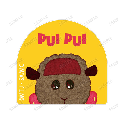 『PUI PUI モルカー』テディ アクリルミニクリップ4個セット