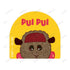 『PUI PUI モルカー』テディ アクリルミニクリップ4個セット