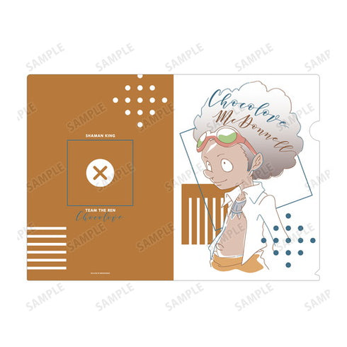 『SHAMAN KING シャーマンキング』チョコラブ・マクダネル lette-graph クリアファイル
