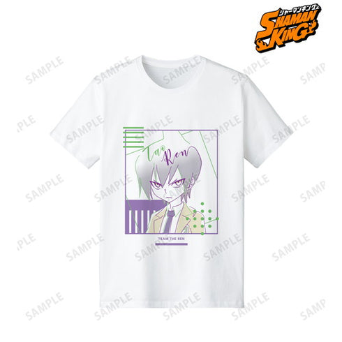 『SHAMAN KING シャーマンキング』道 蓮 lette-graph Tシャツ(メンズ/レディース)