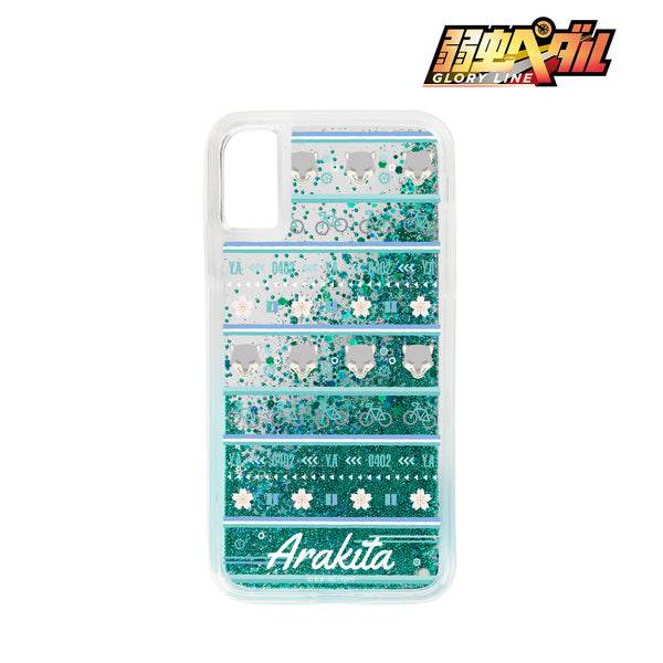 『弱虫ペダル GLORY LINE』荒北靖友 モチーフ柄 グリッターiPhoneケース