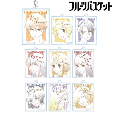 "Fruits Basket" Trading Lette-Graph Acrylic Keychain Ver. B Box