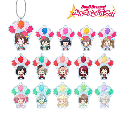 "BanG Dream! Girls Band Party!" Trading POPOON Acrylic Keychain Ver. A Box