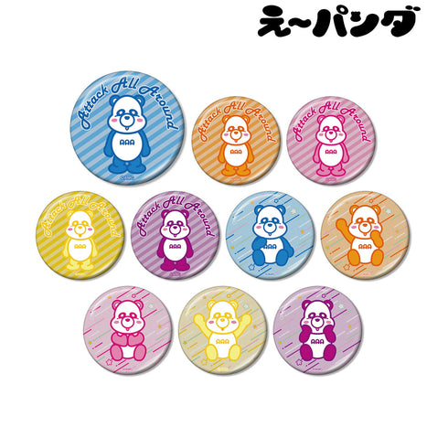 "E~Panda" Trading Metallic Pin Badge Box
