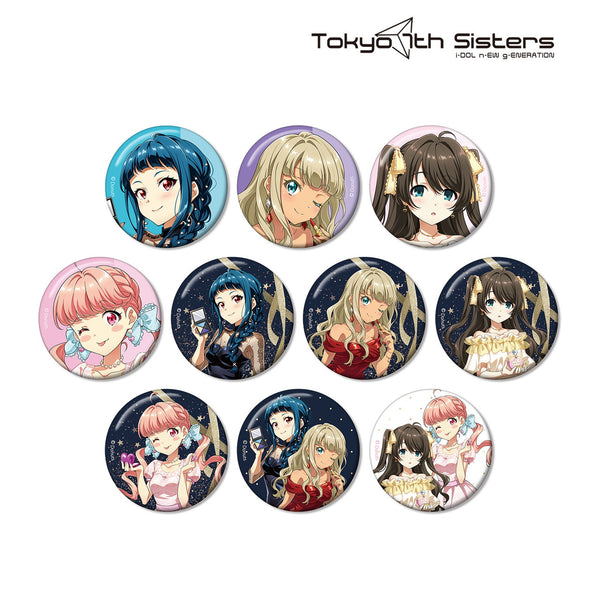 『Tokyo 7th シスターズ』描き下ろしイラスト クリスマスコフレver. トレーディング缶バッジ BOX