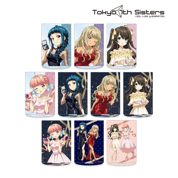『Tokyo 7th シスターズ』描き下ろしイラスト クリスマスコフレver. トレーディングアクリルスタンド BOX