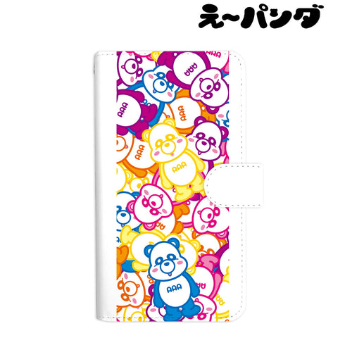 『え~パンダ』集合 手帳型スマホケース