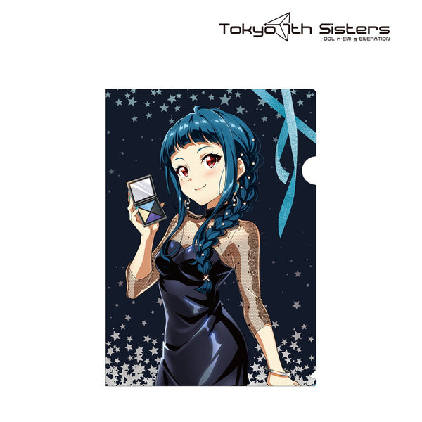 『Tokyo 7th シスターズ』描き下ろしイラスト 天堂寺ムスビ クリスマスコフレver. クリアファイル