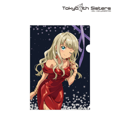 『Tokyo 7th シスターズ』描き下ろしイラスト アレサンドラ・スース クリスマスコフレver. クリアファイル