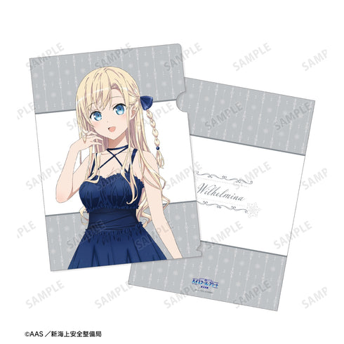 『劇場版 ハイスクール・フリート』描き下ろしイラスト ヴィルヘルミーナ パーティードレスver. クリアファイル