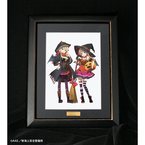 『劇場版 ハイスクール・フリート』描き下ろしイラスト 納沙幸子&ヴィルヘルミーナ ハロウィンver. キャラファイングラフ