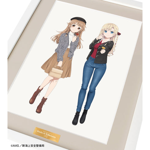 "High School Fleet: The Movie" Original Illustration: Sachiko Nasa & Wilhelmina – Autumn Leaf Viewing Ver. Character Fine Graph
