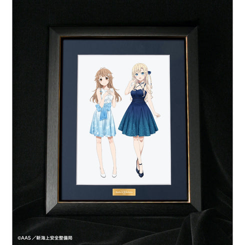 『劇場版 ハイスクール・フリート』描き下ろしイラスト 納沙幸子&ヴィルヘルミーナ パーティードレス ver. キャラファイングラフ