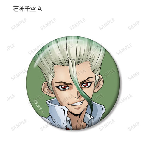 『Dr.STONE』描き下ろしイラスト 石化前ver. トレーディング缶バッジ BOX