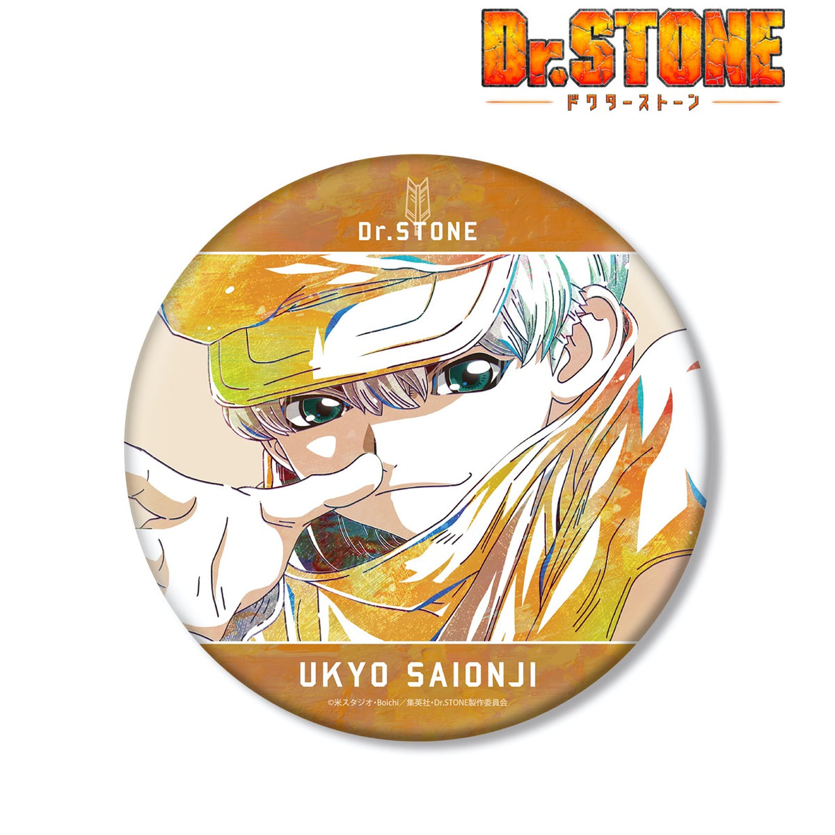 『Dr.STONE』西園寺羽京 Ani-Art BIG缶バッジ – Anime Store JP