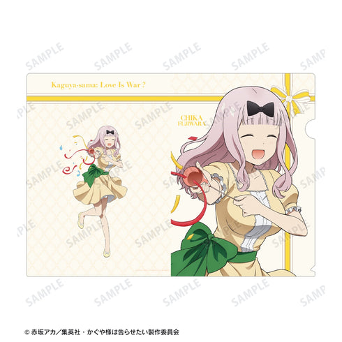 『かぐや様は告らせたい?~天才たちの恋愛頭脳戦~』描き下ろしイラスト 藤原千花 クリアファイル <かぐや バースデー ver.>