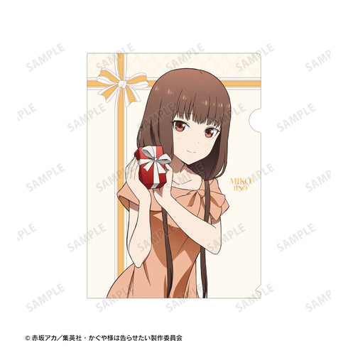 『かぐや様は告らせたい?~天才たちの恋愛頭脳戦~』描き下ろしイラスト 伊井野ミコ クリアファイル <かぐや バースデー ver.>