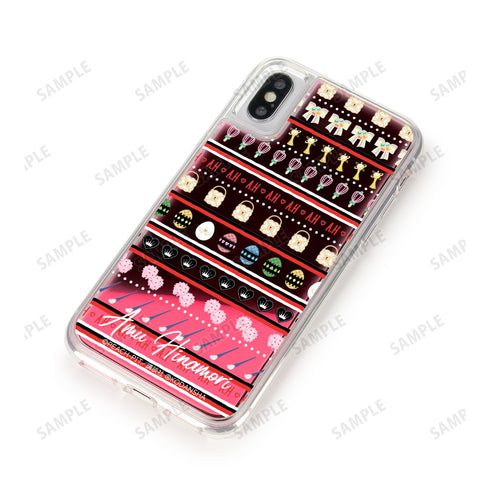 『しゅごキャラ!』日奈森あむ モチーフ柄 ネオンサンドiPhoneケース