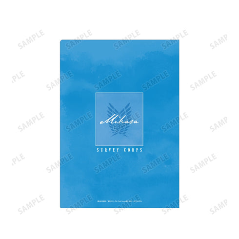 『進撃の巨人』ミカサ Ani-Art aqua label クリアファイル
