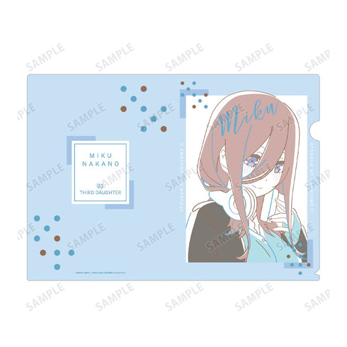 『五等分の花嫁∬』中野三玖 lette-graph 第2弾 クリアファイル