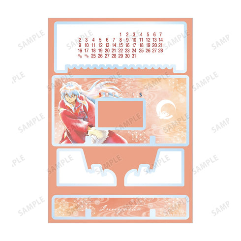 『犬夜叉』犬夜叉 Ani-Art aqua label 卓上アクリル万年カレンダー