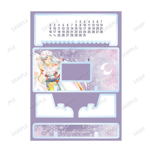 『犬夜叉』殺生丸 Ani-Art aqua label 卓上アクリル万年カレンダー