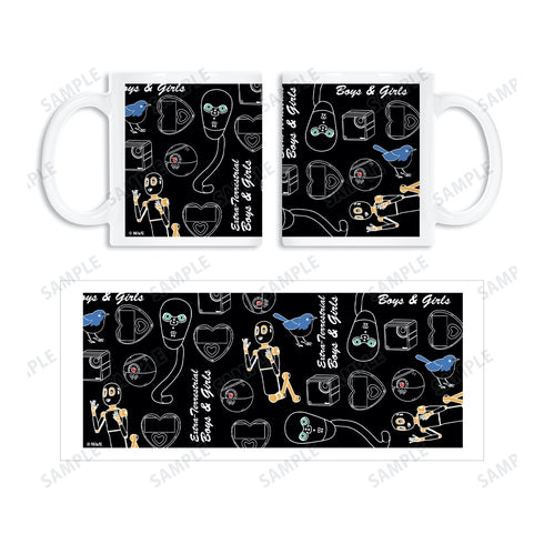 『地球外少年少女』モチーフ柄 マグカップ