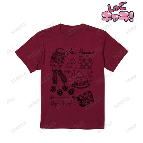 『しゅごキャラ!』日奈森あむ Ani-Sketch Tシャツ (メンズ/レディース)