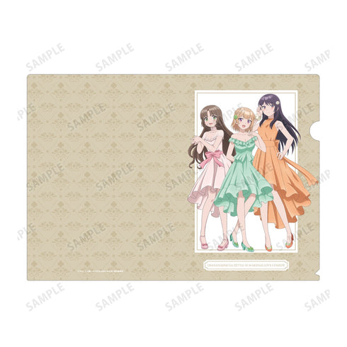 『幼なじみが絶対に負けないラブコメ』描き下ろしイラスト 集合 カラードレスver. クリアファイル
