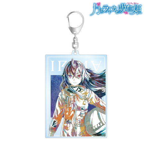 "The Moon, Leika, and the Vampire Princess" Irina Luminescu Ani-Art BIG Acrylic Keychain
