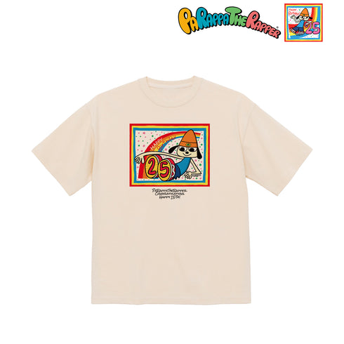 『パラッパラッパー』25周年イラスト マグナムウェイトBIGシルエットTシャツ Ver.A