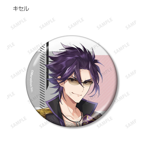"Thousand Gunmen: Rhodoknight" Trading Metallic Pin Badge Ver. B Box