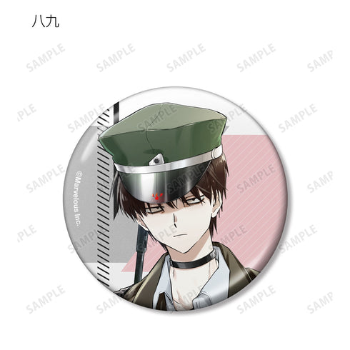 "Thousand Gunmen: Rhodoknight" Trading Metallic Pin Badge Ver. B Box