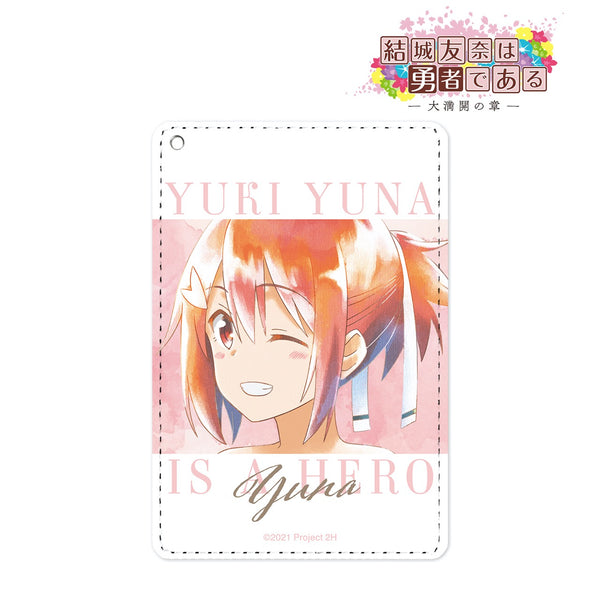 『結城友奈は勇者である -大満開の章-』結城友奈 Ani-Art aqua label 1ポケットパスケース