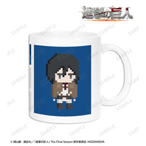 『進撃の巨人』ミカサ マグカップ(ワンナイト人狼コラボドット絵ver.)